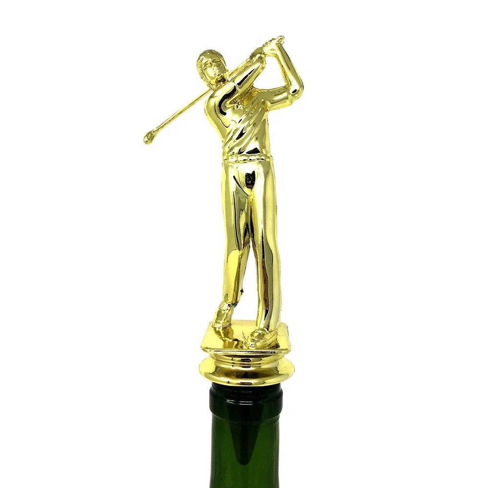 Handmade Bottle Stopper made from Repurposed Golf Trophy